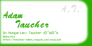 adam taucher business card